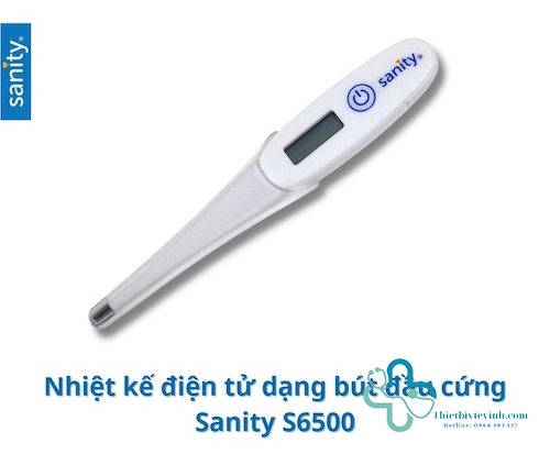 Nhiệt Kế Điện Tử Dạng Bút Đầu Cứng Sanity S6500 (MT-601C) Chính Hãng Tại Thiết Bị Y Tế Vinh