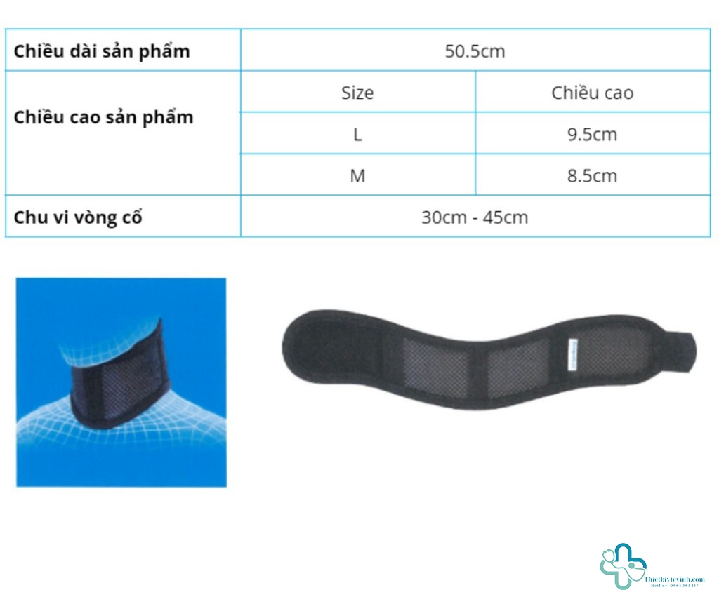 Đai Nẹp Cổ Thoáng Khí Bonbone Breathable Neck Support