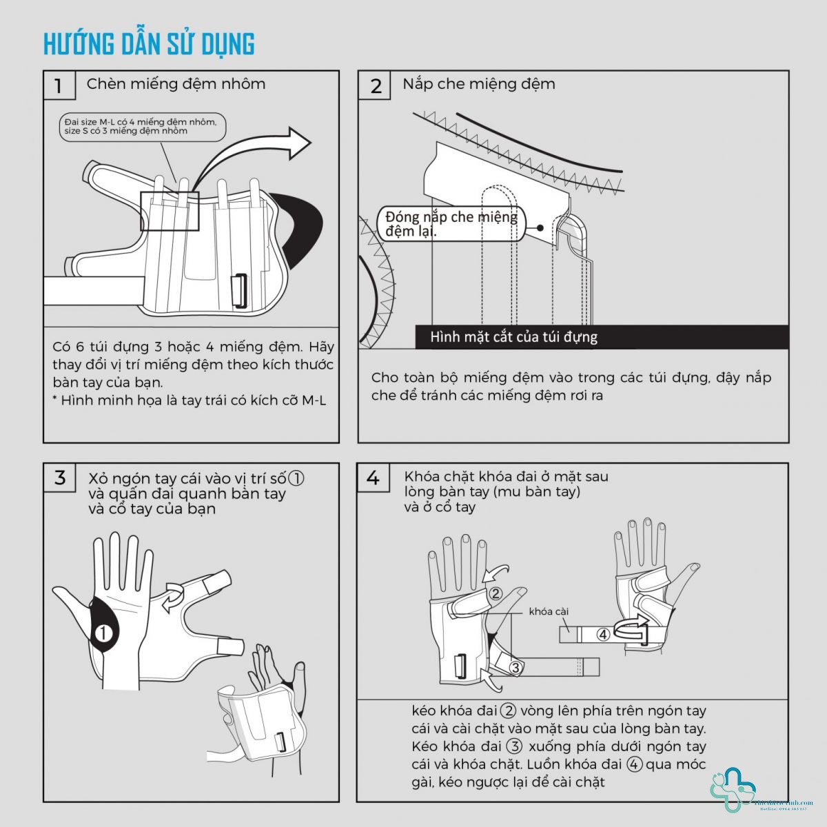 Đai Bó Cố Định Cổ Tay Bonbone Wrist Guard – Giải Pháp Hỗ Trợ Cổ Tay Toàn Diện