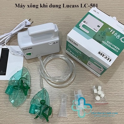 Máy xông mini Lucass LC-501, có tay cầm