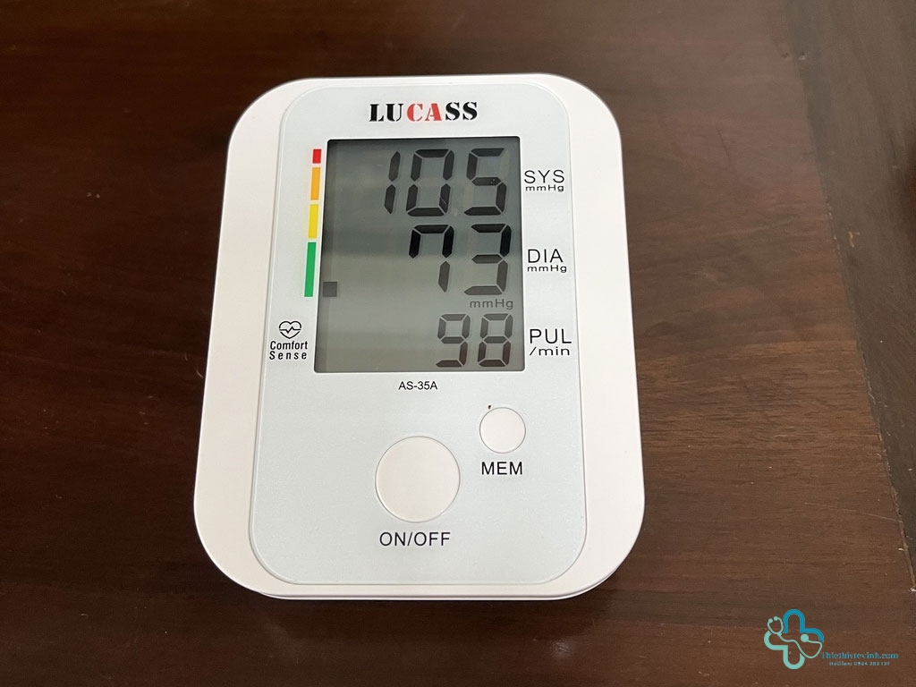 Máy Đo Huyết Áp Bắp Tay Điện Tử Lucass AS-35A