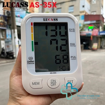 Máy Đo Huyết Áp Bắp Tay Điện Tử Lucass AS-35X