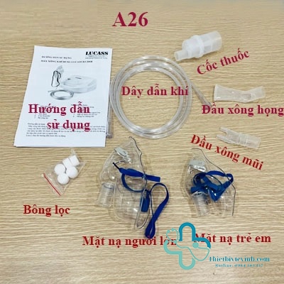 Máy Xông Khí Dung Mini LUCASS A26 – Thiết Bị Hỗ Trợ Điều Trị Hô Hấp Tại Nhà