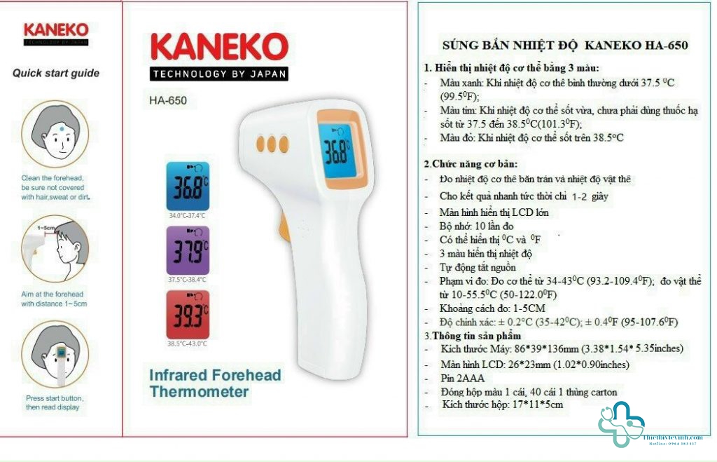 Nhiệt kế bắn trán