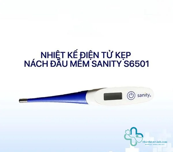 Nhiệt kế điện tử dạng bút đầu mềm Sanity S6501 ( MT- 601D )