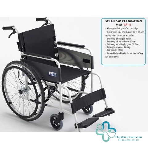 Xe Lăn Miki VA-1L – Lựa Chọn Hoàn Hảo Cho Người Sử Dụng