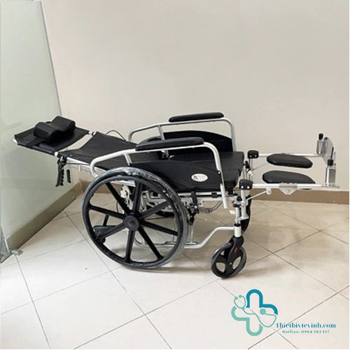 Xe lăn có bô ngả khung nhôm, vành đúc  LUCASS X72