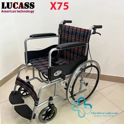 Xe Lăn Thường Có Phanh LUCASS X75