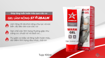 Gel làm nóng 100ml STARBALM Warm