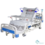 Giường y tế LUCASS đa năng GB-T5E: nâng đầu, nâng chân, nghiêng trái, nghiêng phải, bô vệ sinh, chậu gội đầu, bàn ăn, cọc truyền